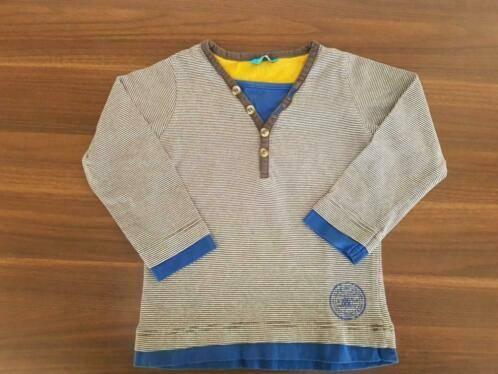 stoere gestreepte longsleeve , maat 92, Kinderen en Baby's, Kinderkleding | Maat 92, Ophalen of Verzenden, Zo goed als nieuw, Shirt of Longsleeve