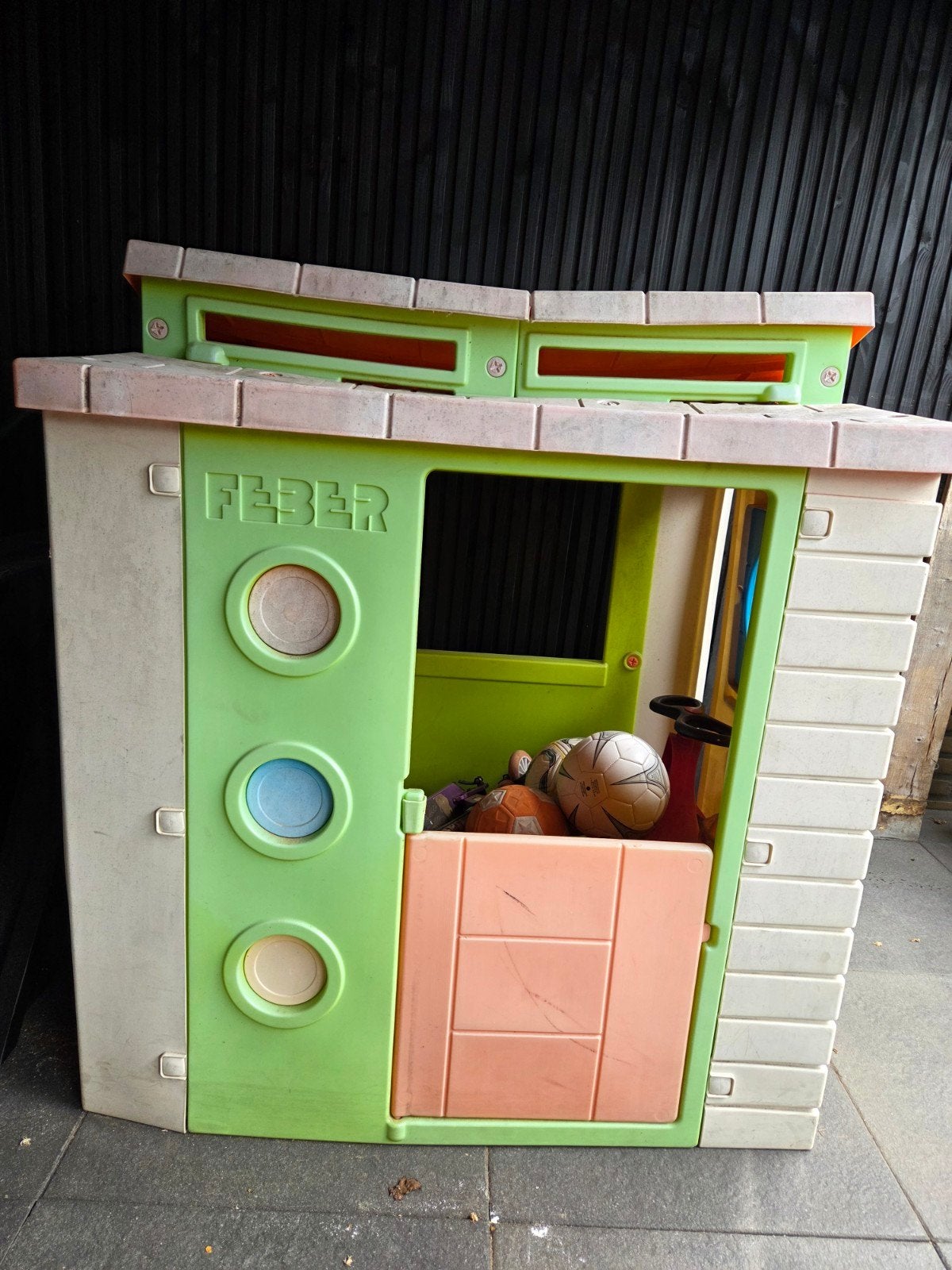 Feber speelhuis, Ophalen, Gebruikt, Kunststof