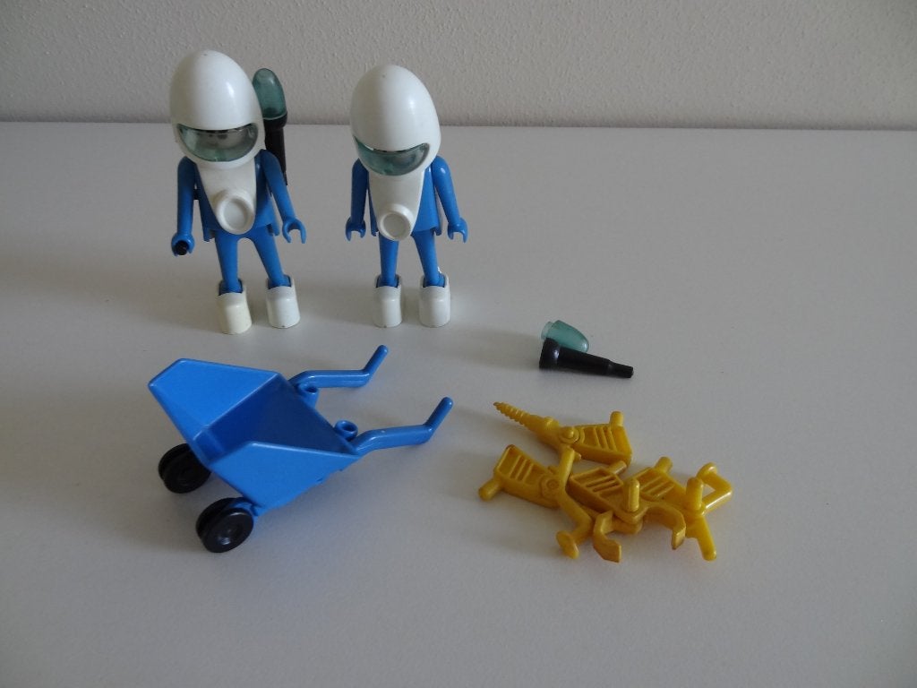 vintage Playmobil space, Kinderen en Baby's, Speelgoed | Playmobil, Ophalen, Gebruikt, Losse onderdelen, Figuren