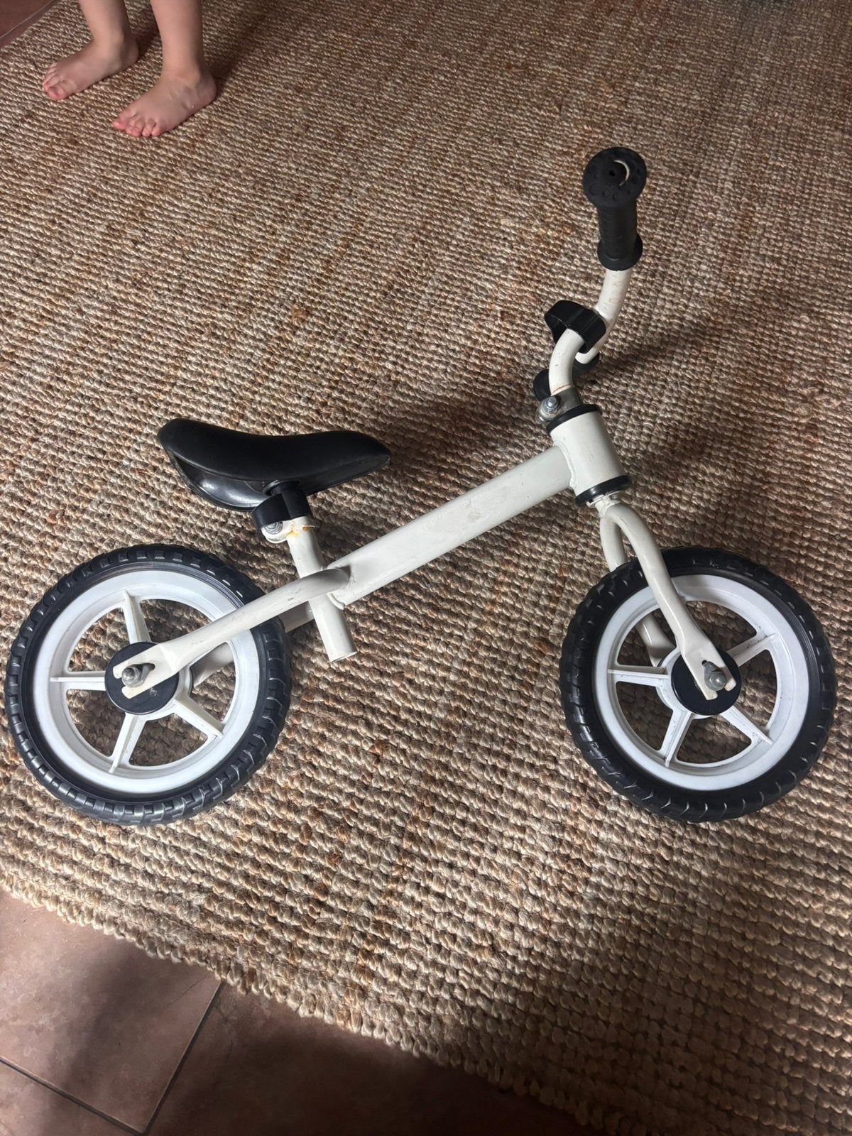 Loopfiets creme, Fietsen en Brommers, Fietsen | Kinderfietsjes, Ophalen, Gebruikt, Minder dan 16 inch