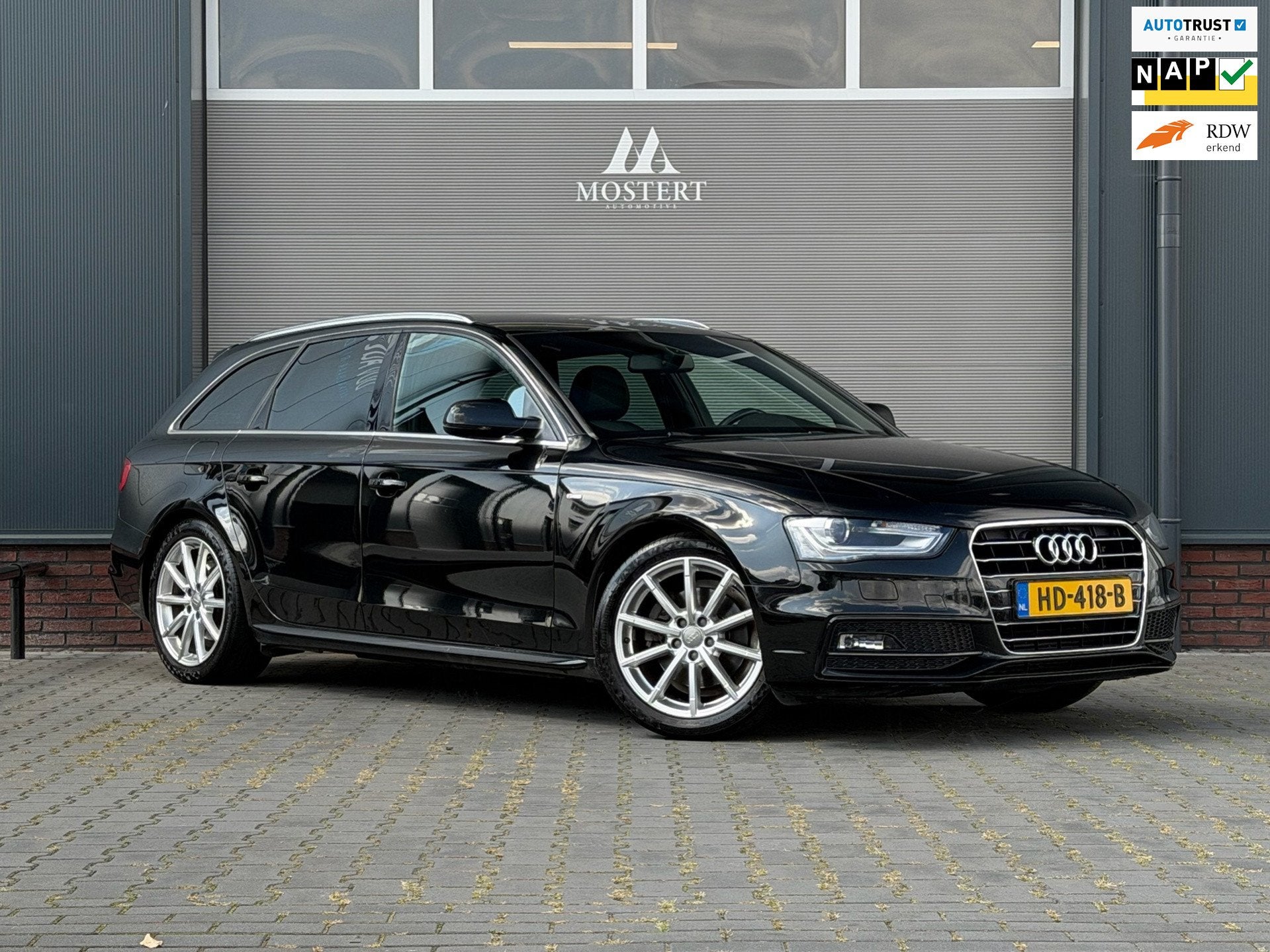 Audi A4 Avant 1.8 TFSI/170pk S Edition|2015|2x S-line|NAP|Tr, Auto's, Gebruikt, 4 cilinders, 1505 kg, Zwart