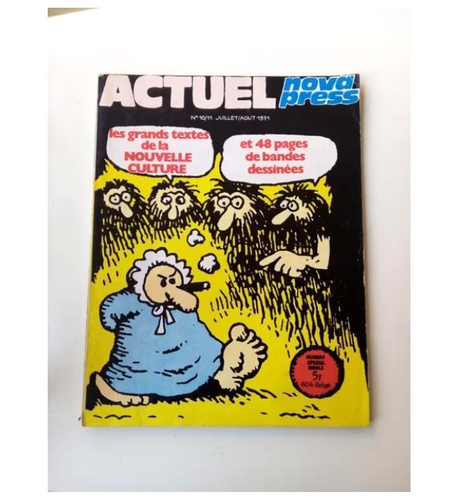 actuel nova press nr.10/11/ 1971/Robert Crumb/corben/shelton, Boeken, Strips | Comics, Gelezen, Overige gebieden, Ophalen of Verzenden