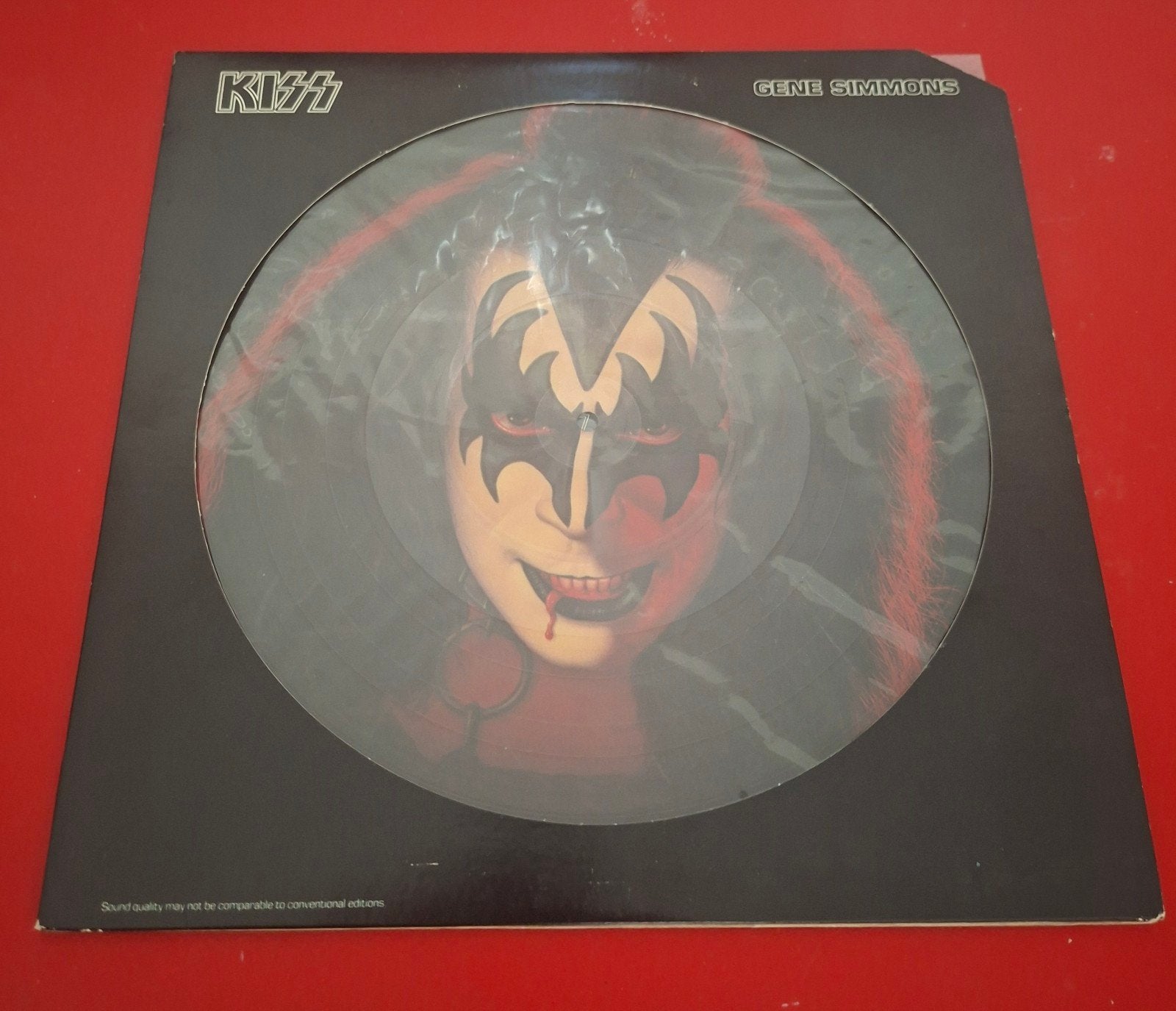KISS Gene Simmons Picture Disc LP, LP, Hard Rock, Picture disc, Ophalen of Verzenden