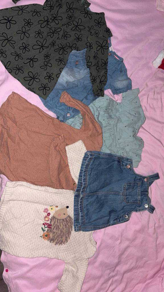 Kledingpakket meisjes maat 80, Kinderen en Baby's, Babykleding | Baby-kledingpakketten, Ophalen, Zo goed als nieuw, Maat 80