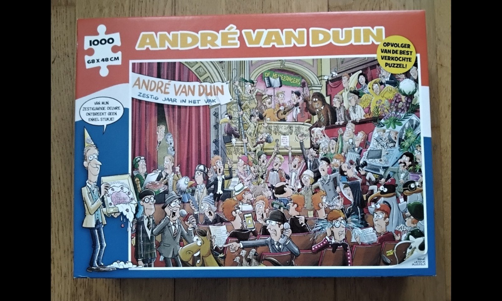 Leuke puzzel - 1000 stukjes, Hobby en Vrije tijd, Ophalen, 500 t/m 1500 stukjes, Zo goed als nieuw, Legpuzzel