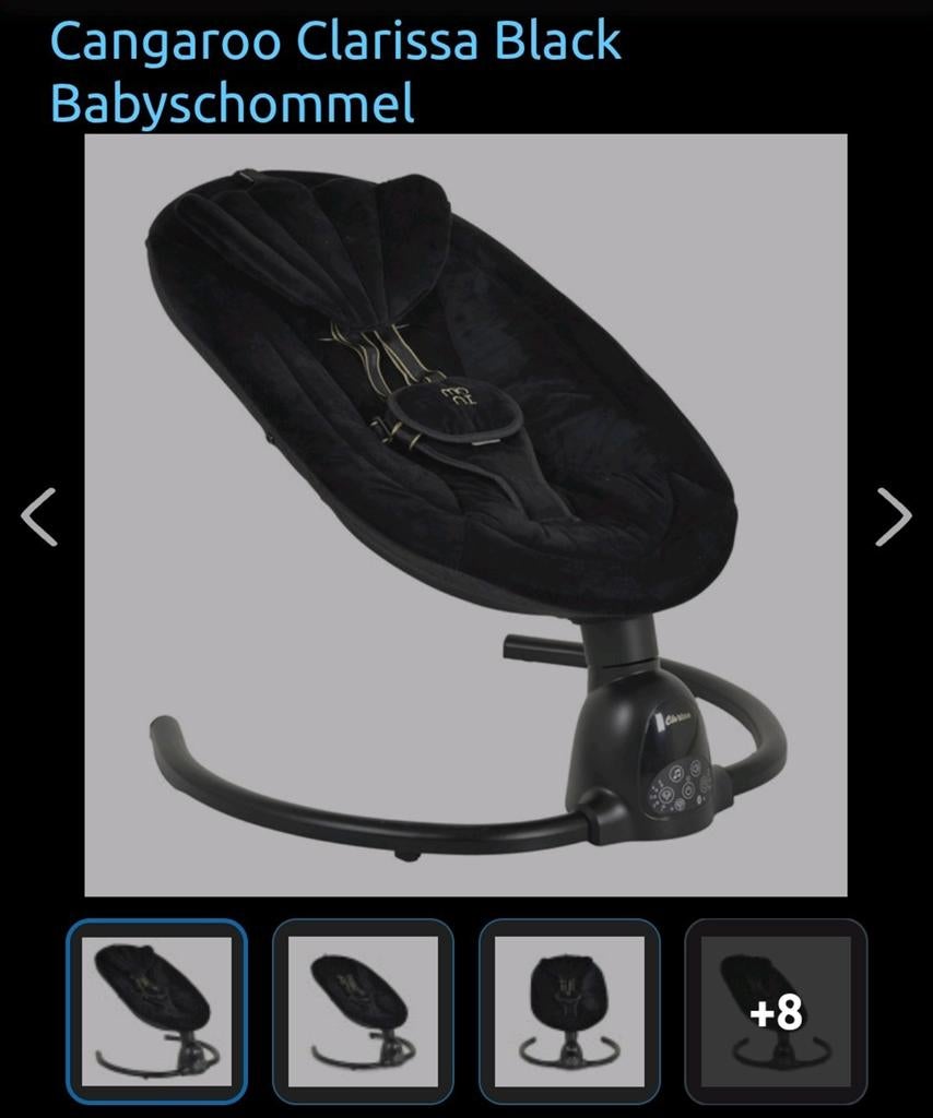 Babyschommel schommelstoel cangaroo Clarissa, Motoren, Accessoires | Navigatiesystemen, Ophalen of Verzenden