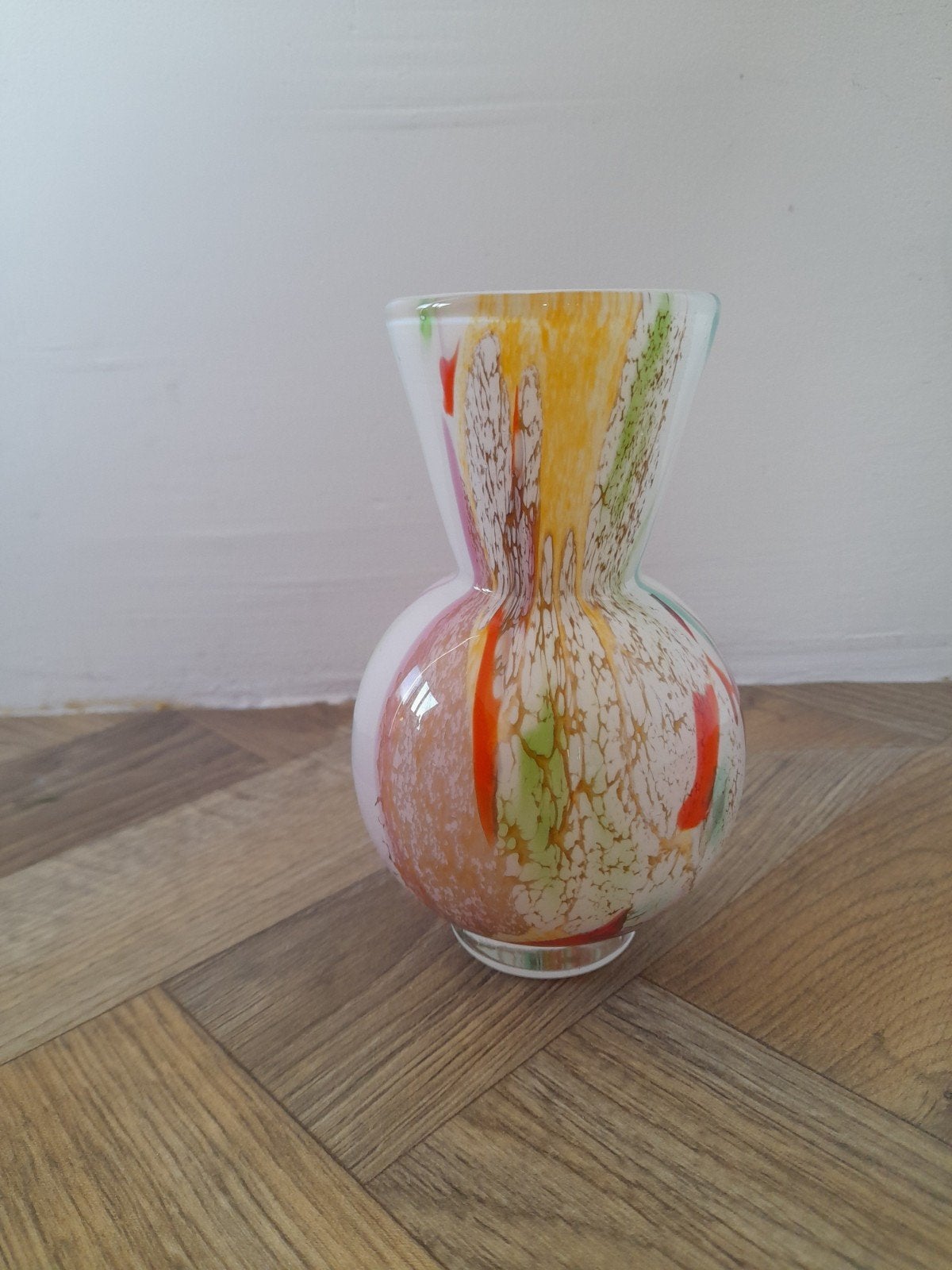 Fidrio mixed colours bolvaasje met nek, Ophalen of Verzenden