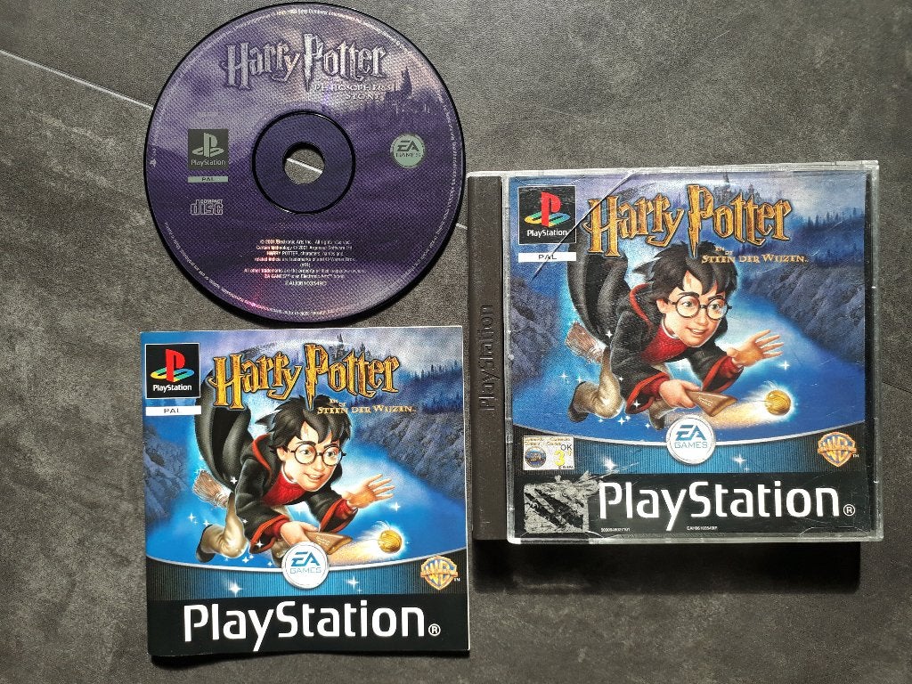 PS1 - Harry Potter en de Steen der Wijzen - PlayStation 1, Avontuur en Actie, 1 speler, Ophalen of Verzenden, Zo goed als nieuw