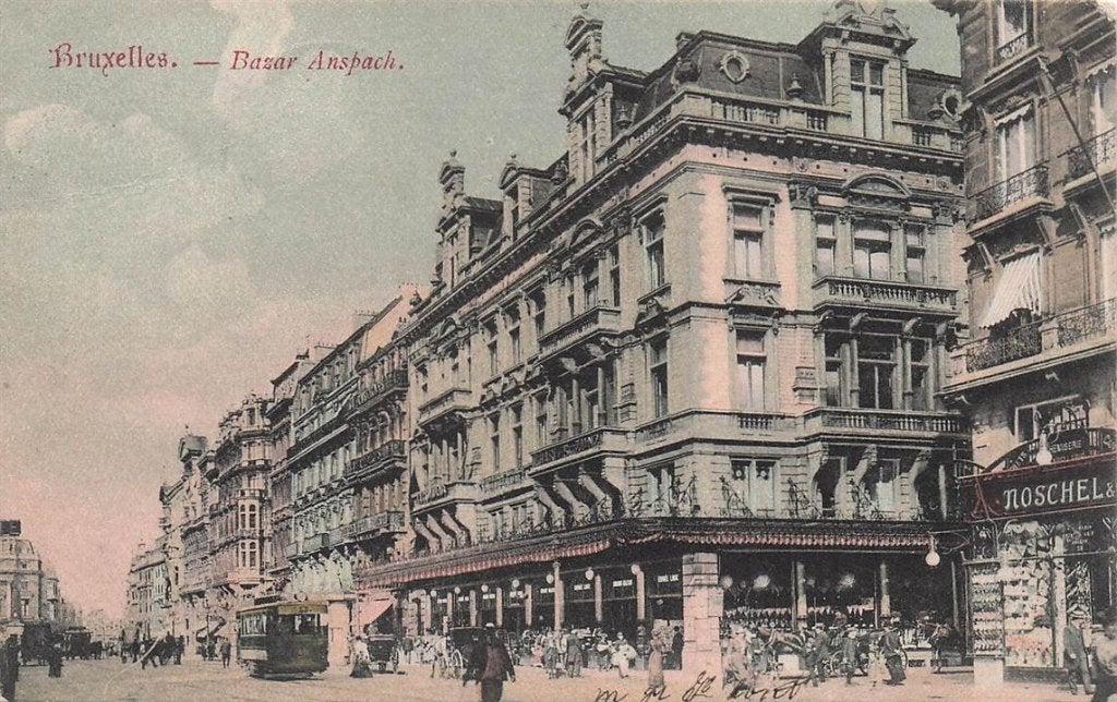 702-319-041 Bruxelles Bazar Anspach, Verzenden, Voor 1920, Overig Europa