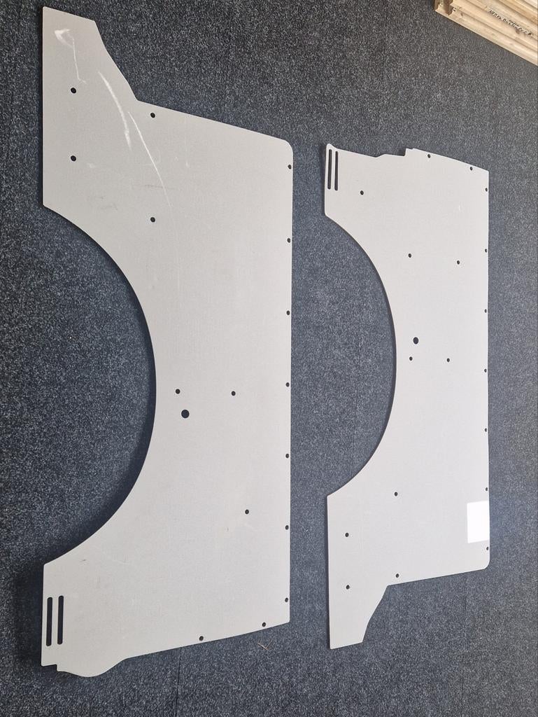 Wandpanelen Ford Transit vanaf 2024 - Grijs Kunststof, Voor, Nieuw, Ophalen of Verzenden, Ford