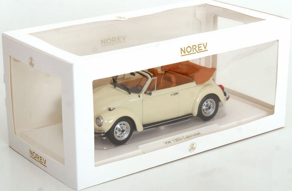 Norev 1:18 Volkswagen 1303 Cabriolet 1972 Cream White, -, Nieuw, Norev, Ophalen of Verzenden