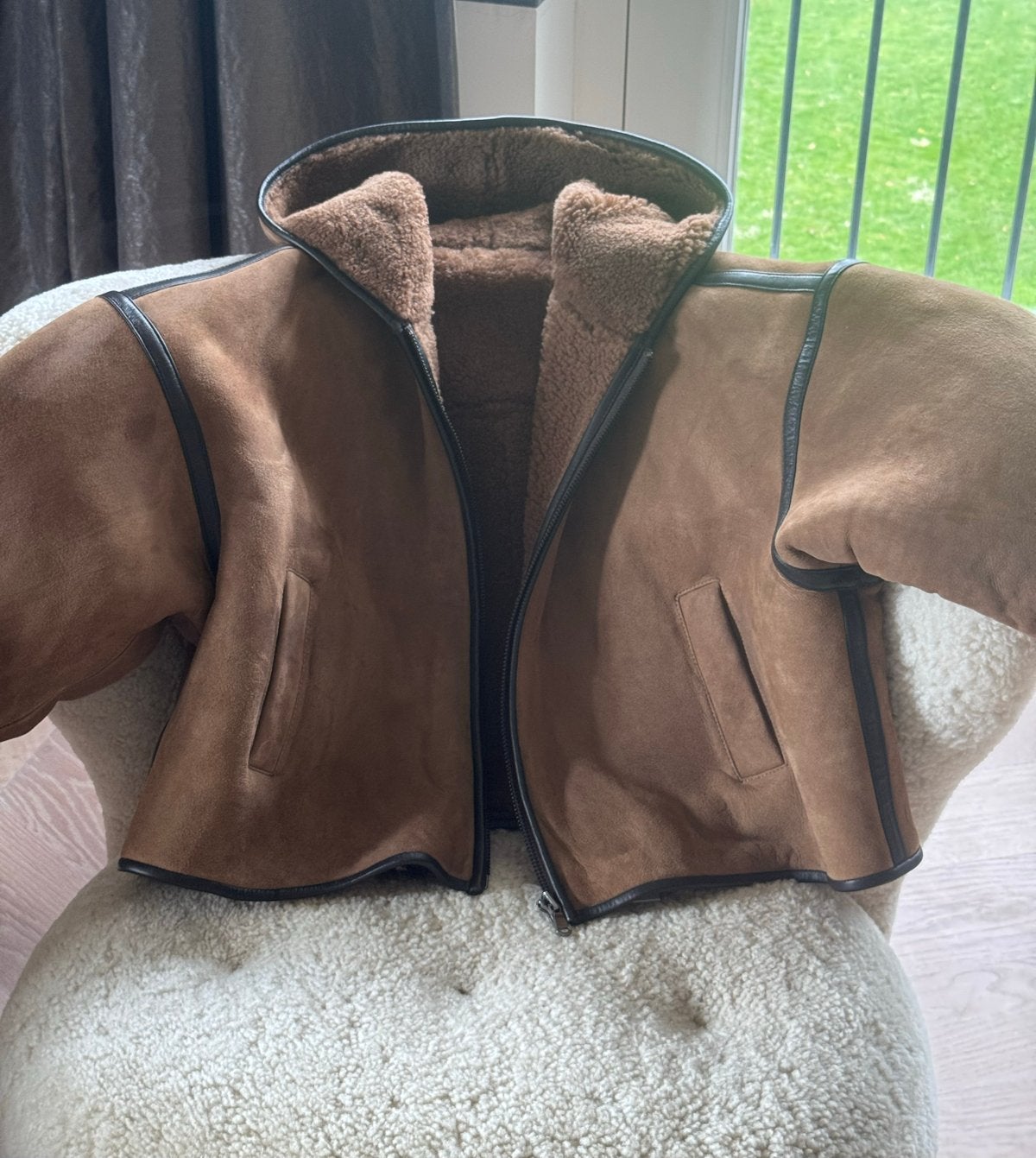 Bylotte X ENES Gretchen Lammy Coat - Maat 40, Verzenden, Nieuw, Maat 38/40 (M), Bruin