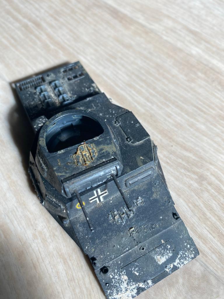 Modelbouw Tank voor diorama 1:35 italeri, Overige merken, Gebruikt, Ophalen of Verzenden, Tank