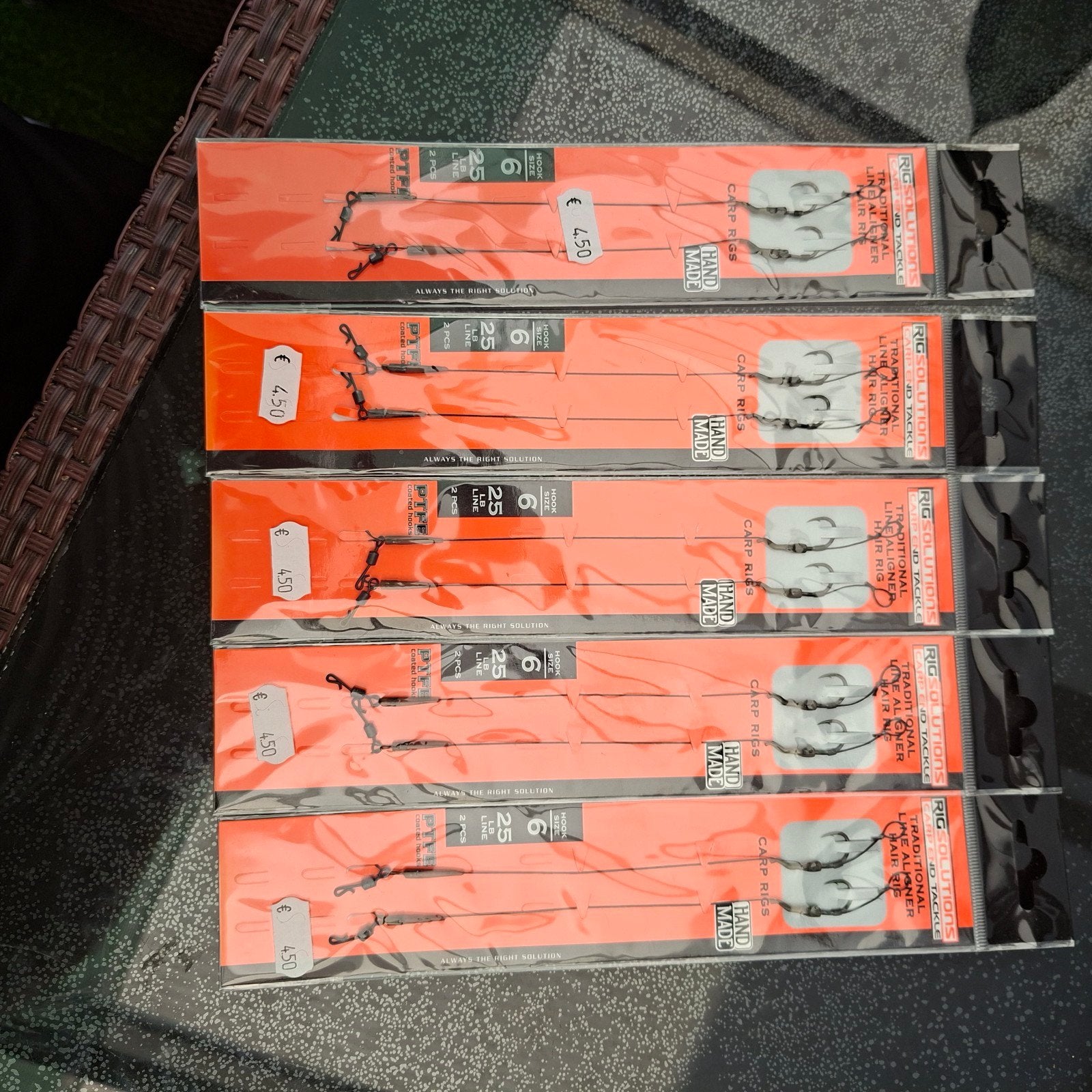 Nieuwe karper rigs - diverse maten, Ophalen of Verzenden, Nieuw, Overige typen