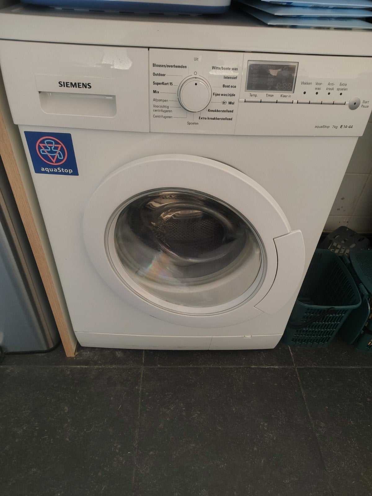 Siemens Wasmachine, Ophalen, Gebruikt, 1200 tot 1600 toeren, 85 tot 90 cm