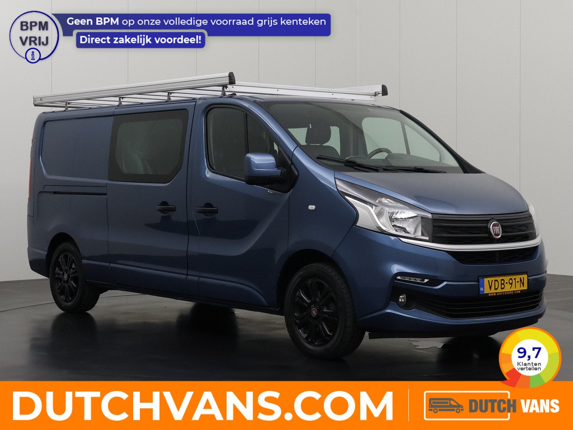 Fiat Talento 1.6EcoJet 125PK Lang Dubbele Cabine Edizione |, Voorwielaandrijving, 125 pk, Gebruikt, 4 cilinders