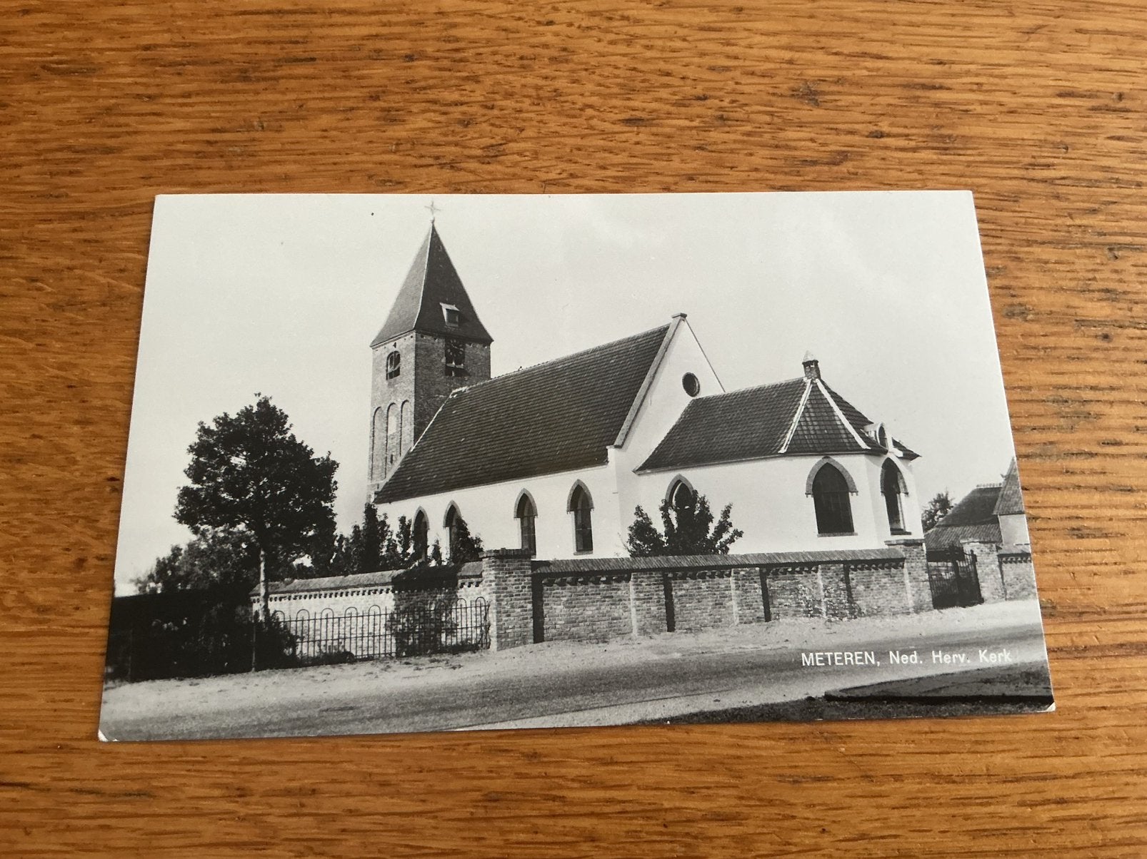 C3443 Meteren kerk, Verzamelen, Ansichtkaarten | Nederland, Ophalen of Verzenden