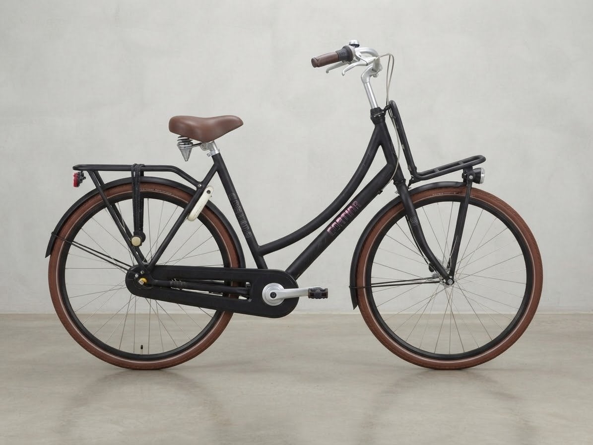 Cortina U5 Transportfiets Dames, Terugtraprem, (Extra) lage instap, Zo goed als nieuw, 50 tot 53 cm