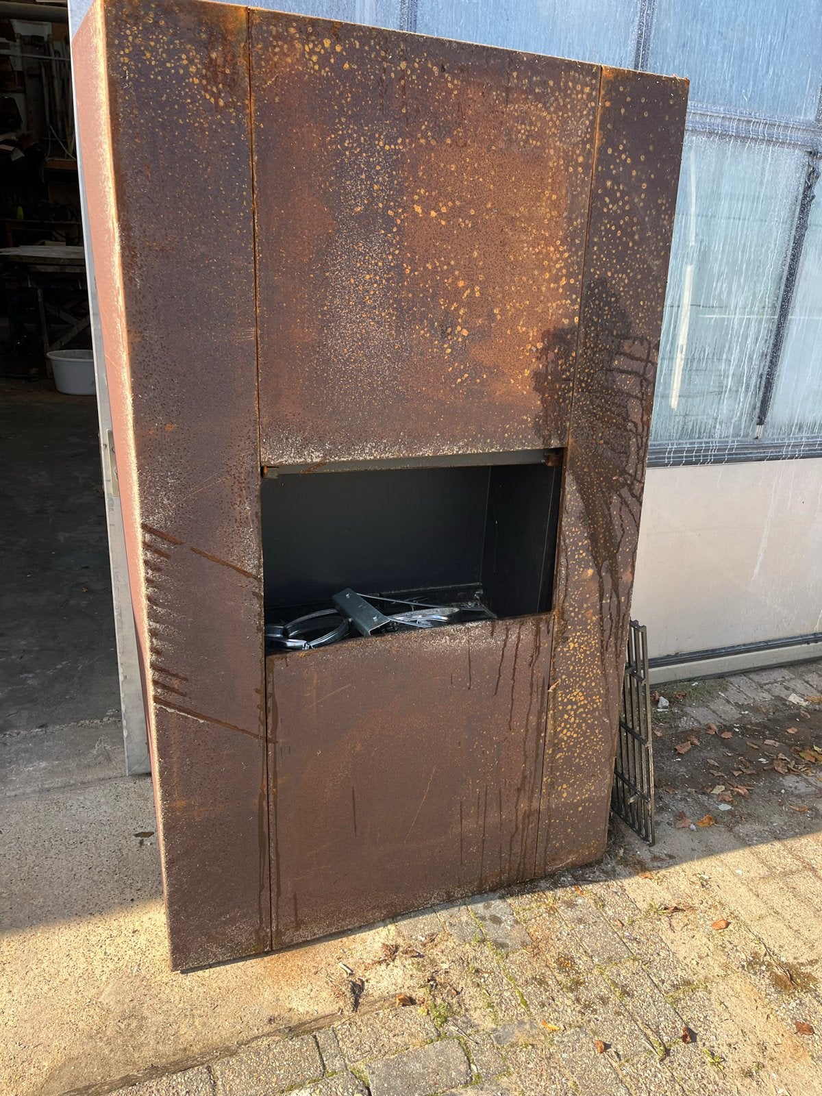 Buitenhaard Cortenstaal - Robuust en Stijlvol, Ophalen, Gebruikt