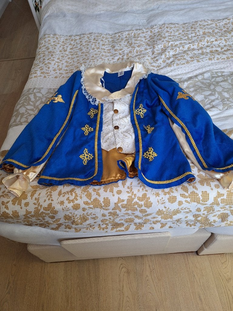 Carnavalsjas "musketier", Carnaval, Ophalen of Verzenden, Zo goed als nieuw, Kleding