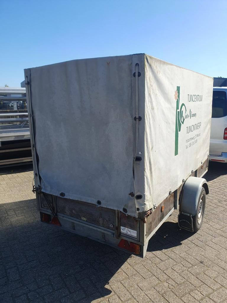 Hoka huifwagen Bakmaat 255x155x135 750kg Ongeremd opknapper, Ophalen of Verzenden, Nieuw