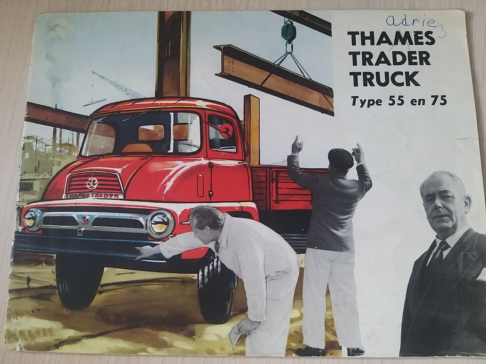jaren 50 60 Ford Thames truck brochure Nederlands keurig, Ophalen of Verzenden, Ford
