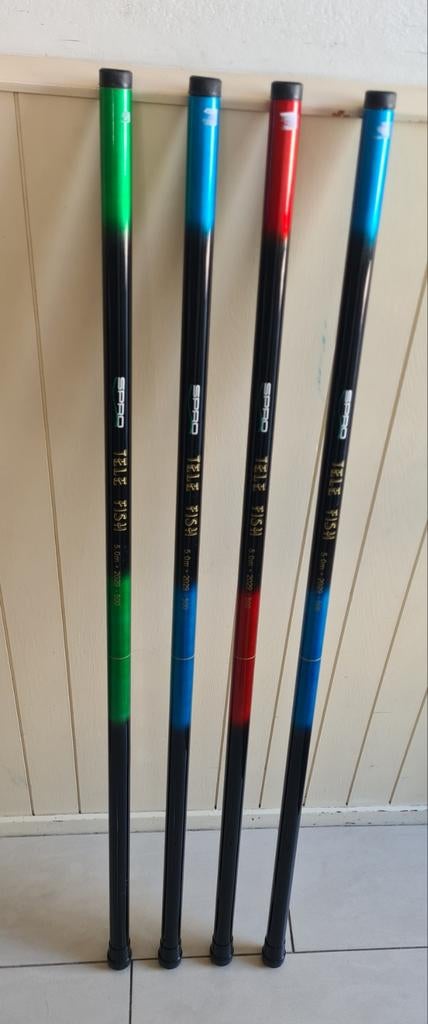 Nieuwe 5.00m telescoop hengels. SPRO, Watersport en Boten, Hengelsport | Witvissen, Ophalen, 5.00m, Spro, Nieuw