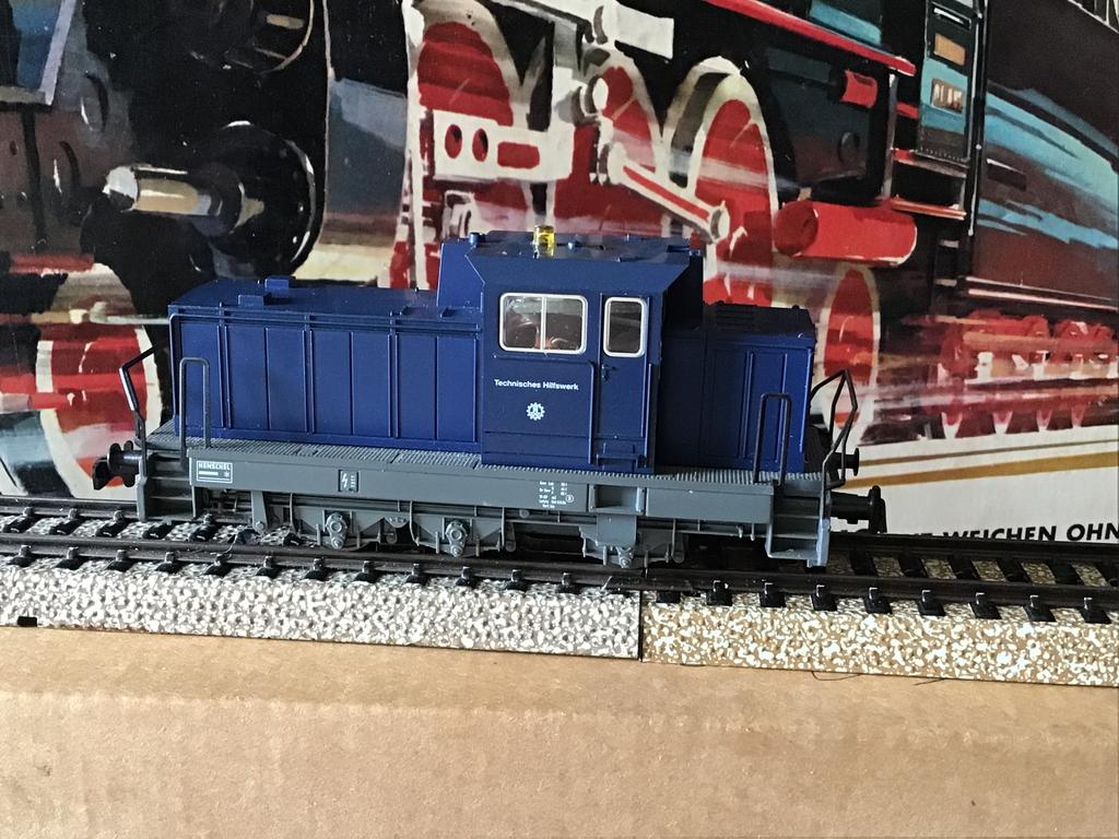 Marklin THW  33786 en 00758-07 als nieuw in ovp delta, Wisselstroom, Locomotief, Ophalen of Verzenden, Zo goed als nieuw