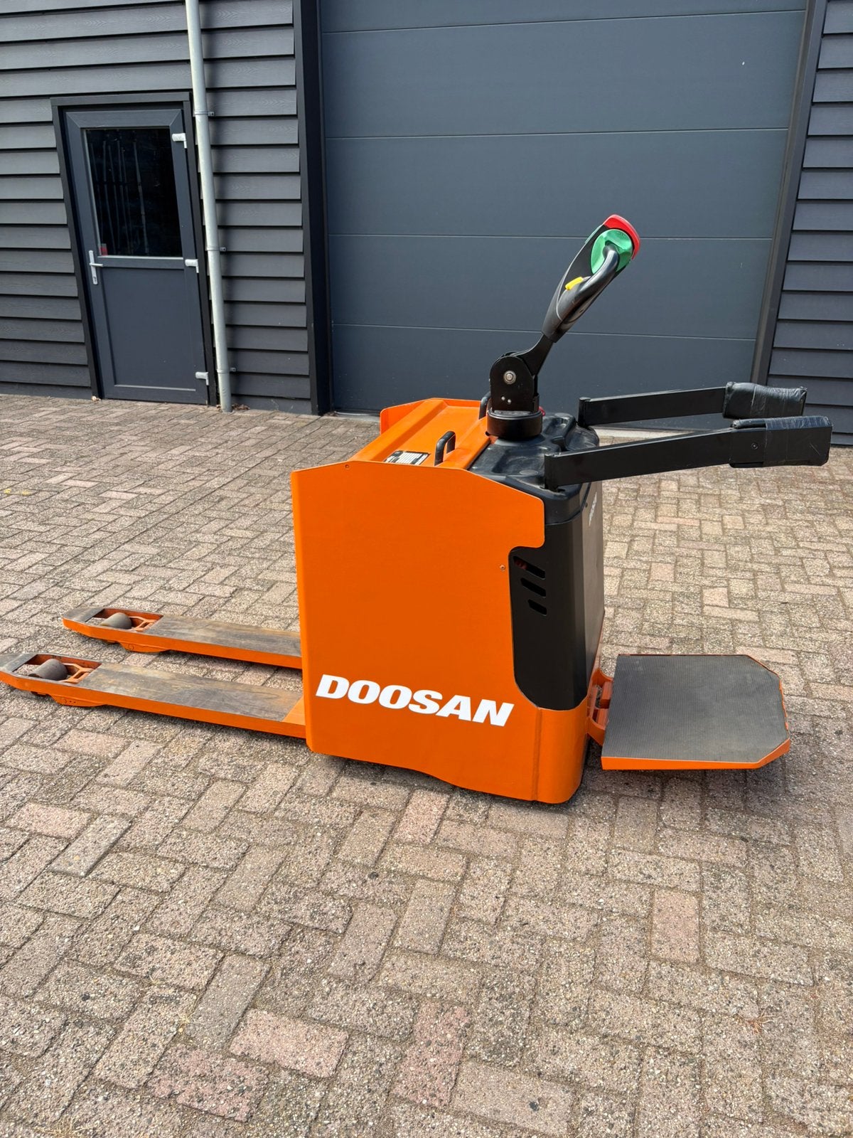Doosan LEDH20 elektrische pompwagen meerijpalletwagen, Ophalen of Verzenden, Gebruikt