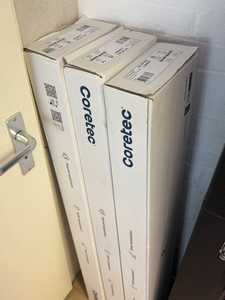 Coretec 50 LVP 804 Lumber klik PVC - 3 stuks Nieuw in doos, Doe-het-zelf en Verbouw, Kunststof, 50 tot 150 cm, Overige typen, Onbekend