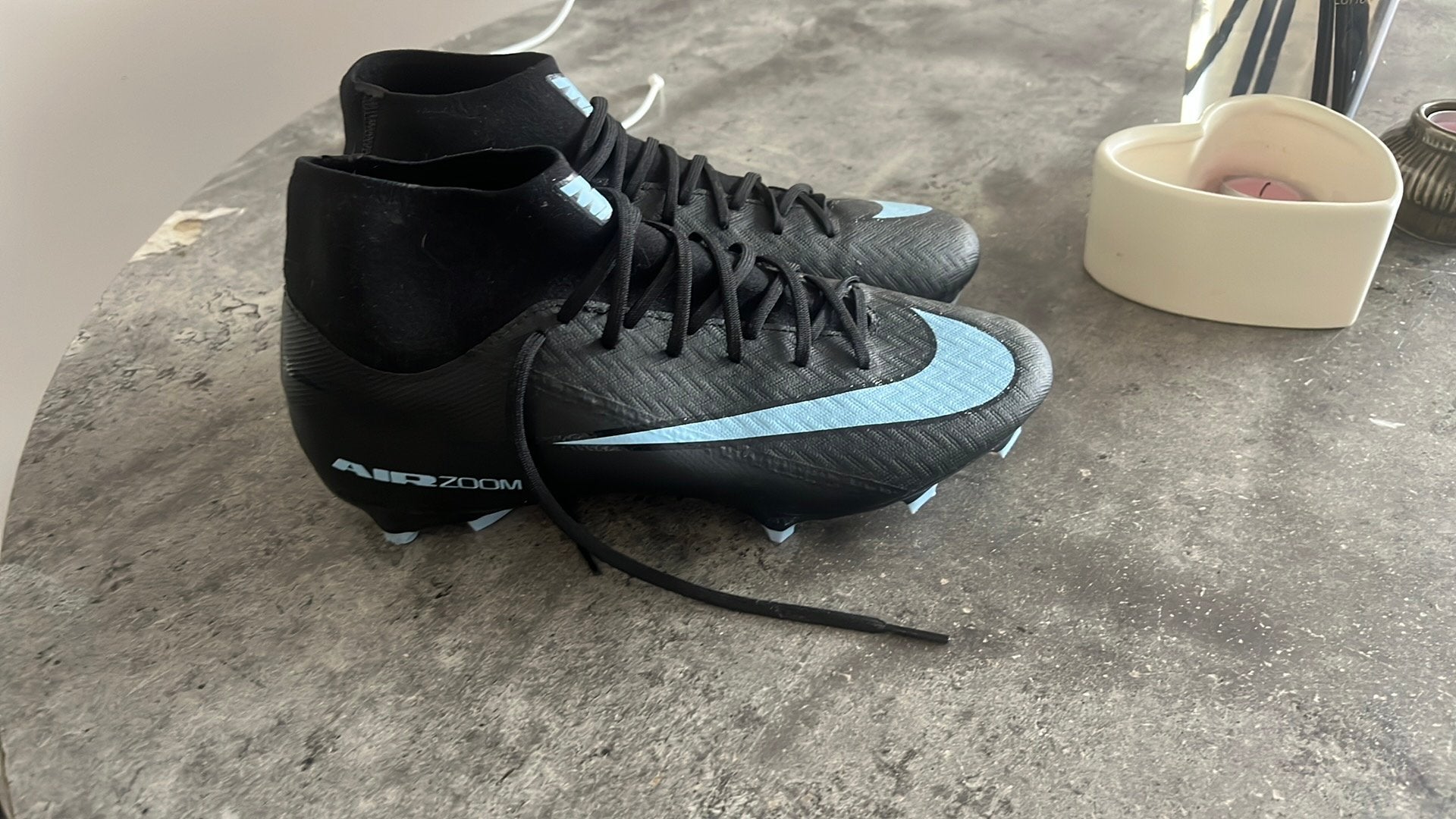 Nike Mercurial Superfly 10 Academy FG/MG – Black/Ice Blue, Schoenen, Nieuw, Maat M, Ophalen of Verzenden