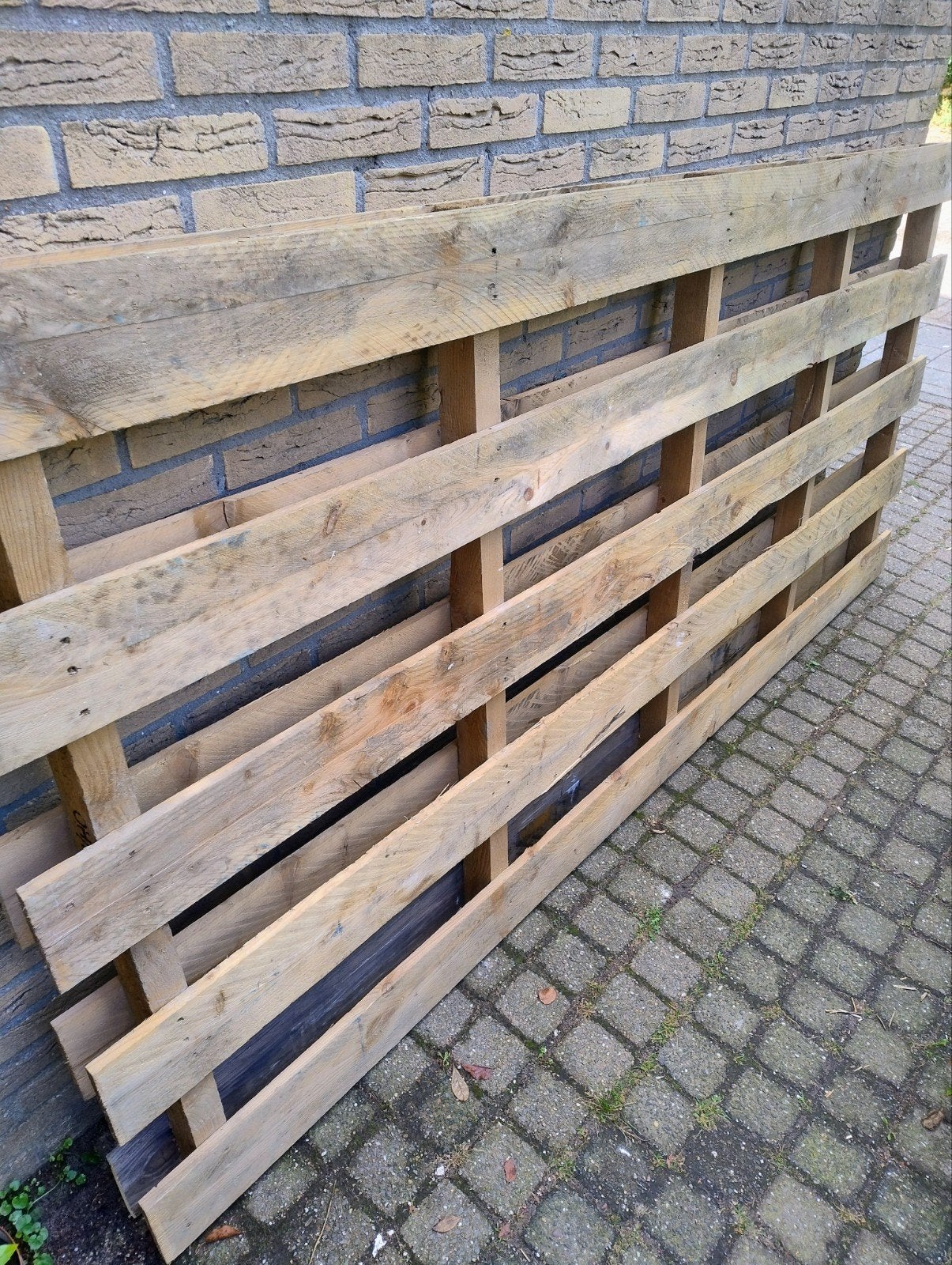 Gebruikte houten pallets voor diverse projecten, Ophalen, Gebruikt, 25 tot 50 mm, 200 tot 250 cm