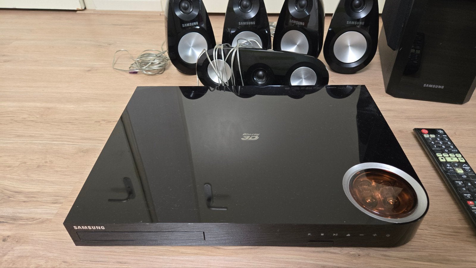 Samsung Blu-ray 3D Home Cinema Systeem met 5.1 Speakers, Ophalen, Gebruikt, 5.1-systeem, Blu-ray-speler