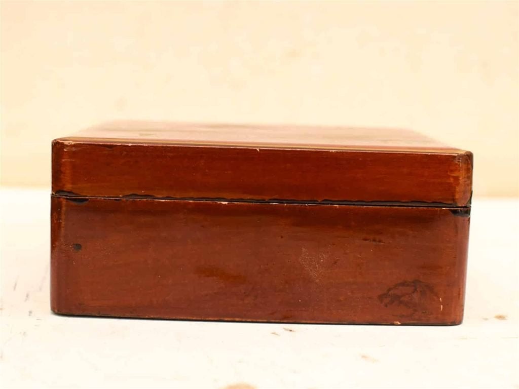 Houten lakdoosje 52949, Ophalen of Verzenden, Gebruikt, Minder dan 50 cm