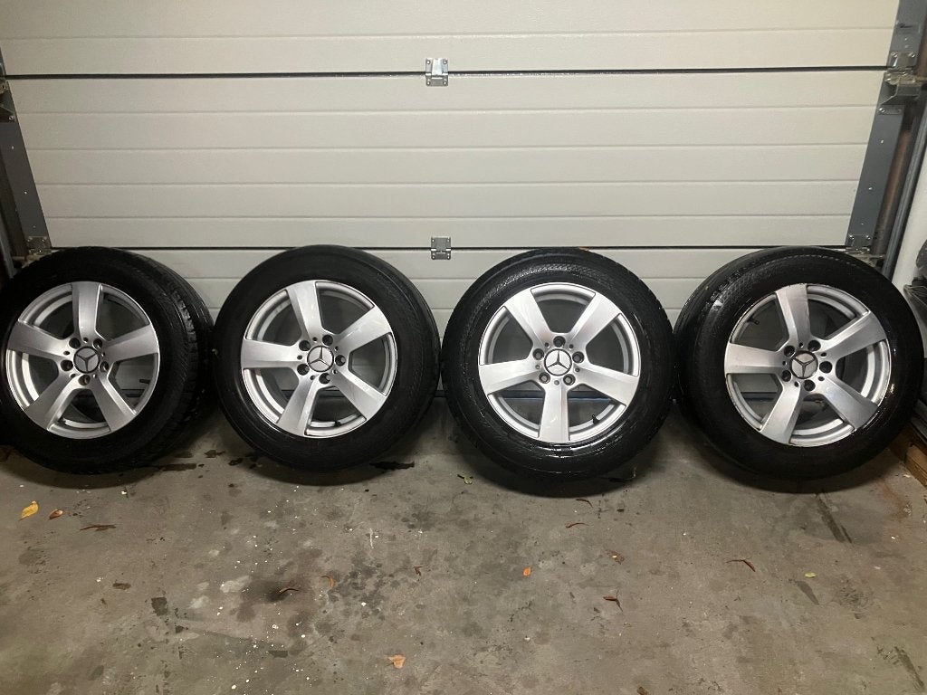 Mercedes velgen 16 inch, Ophalen, Gebruikt, Velg(en), 16 inch