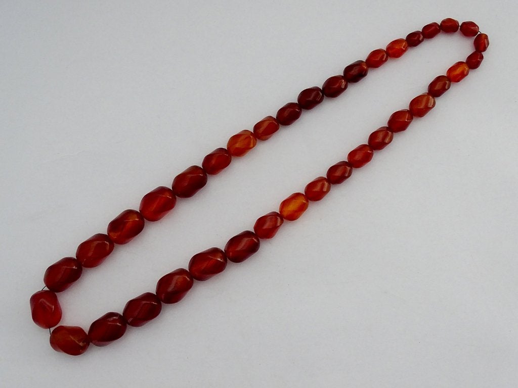 Oude Antieke Rode Bakeliet - Catalin Ketting, Verzenden, Overige materialen, Ketting