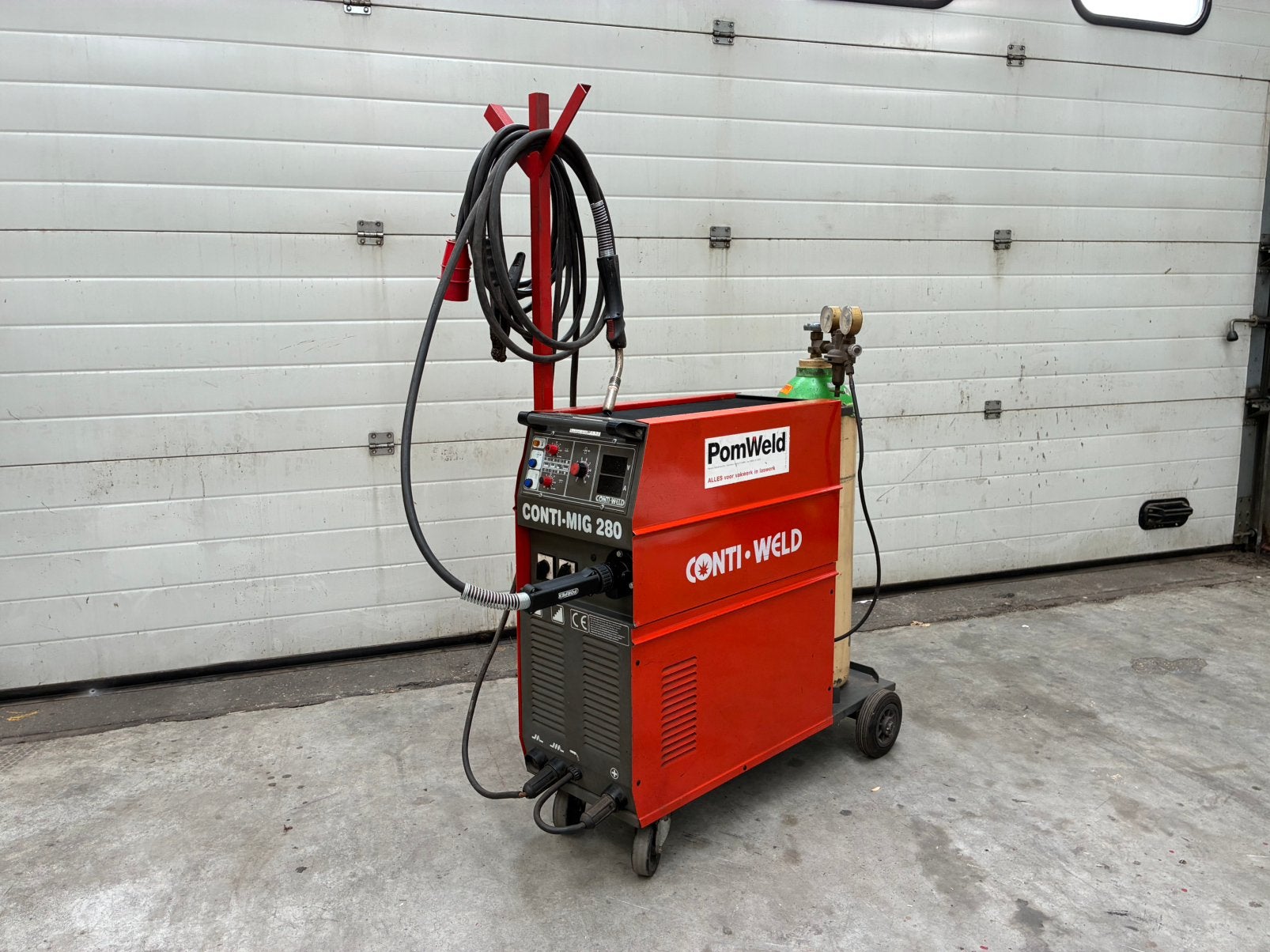 Conti weld co2 lasapparaat 380 volt, Doe-het-zelf en Verbouw, Ophalen, Zo goed als nieuw, 250 ampère of meer, Co2