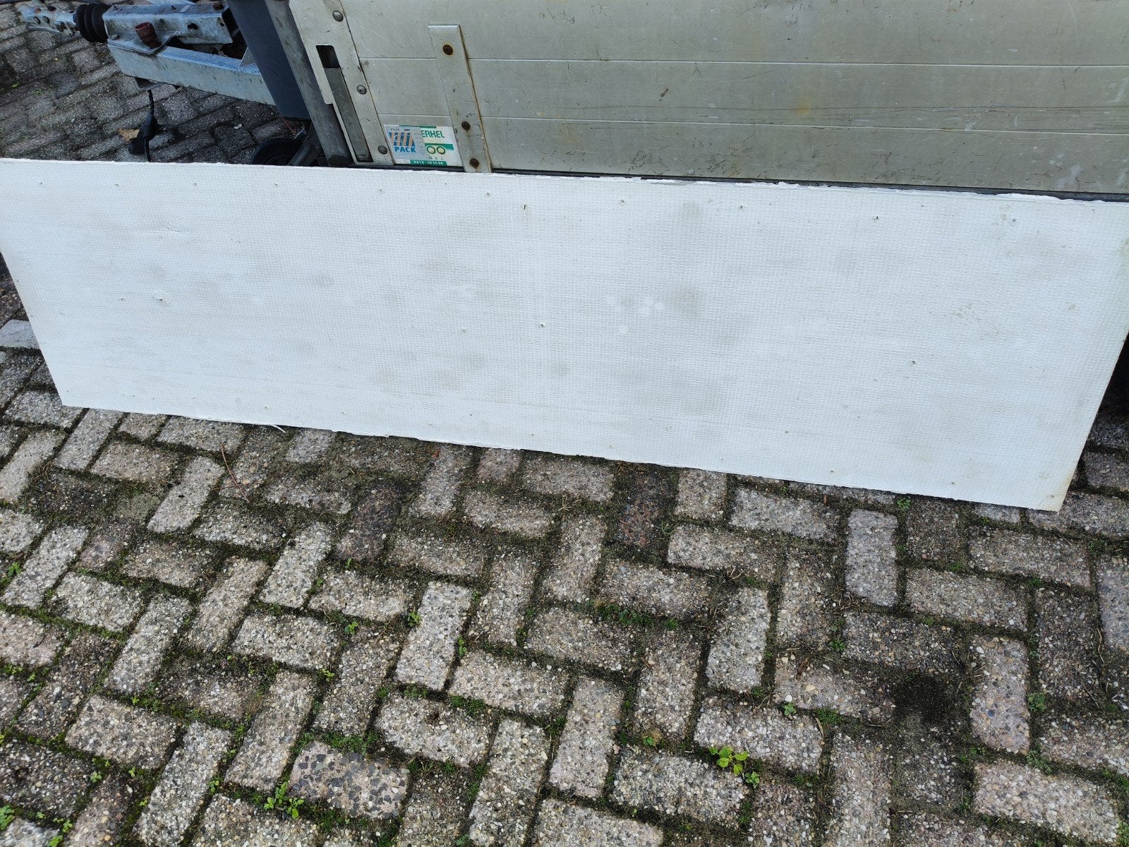 gratis cementgebonden plaat 215x60cm 12mm, Ophalen