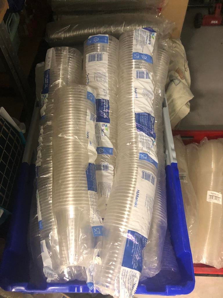 Partij disposables, Ophalen