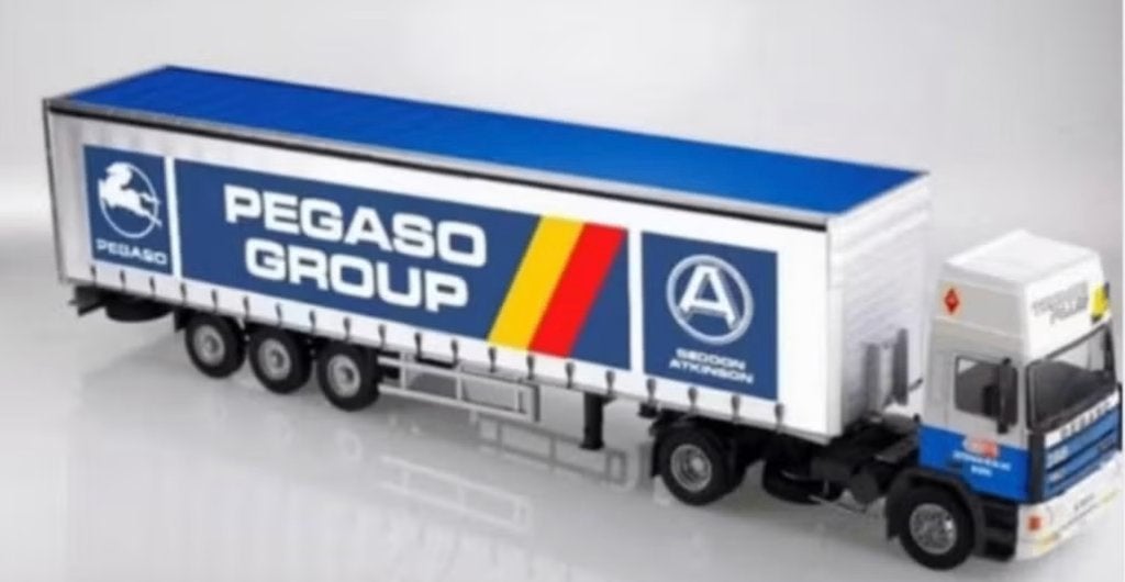 Pegaso Troner Plus PEGASO GROUP 1988 1/43 camion autobus # 3, Verzenden, Nieuw, Bus of Vrachtwagen, Overige merken