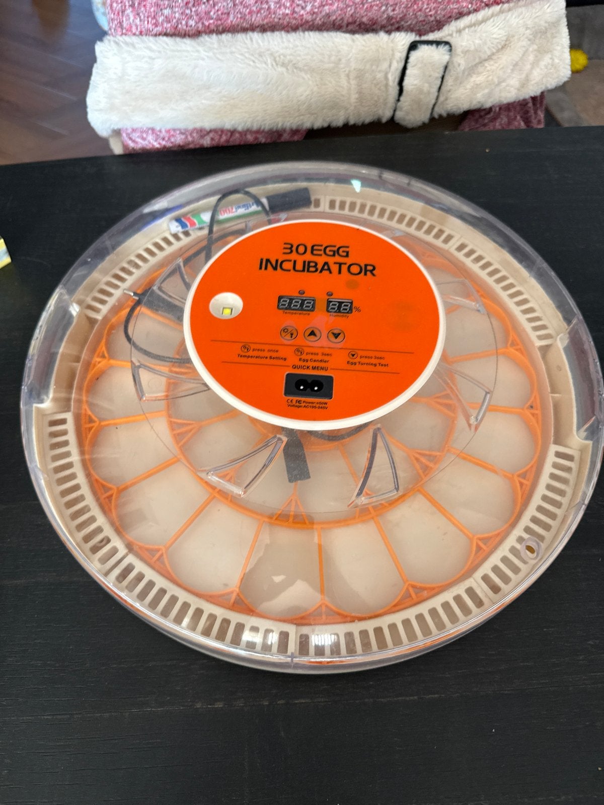 Broed machine 30 egg incubater, Dieren en Toebehoren, Pluimvee | Toebehoren, Ophalen, Zo goed als nieuw, Broedmachine