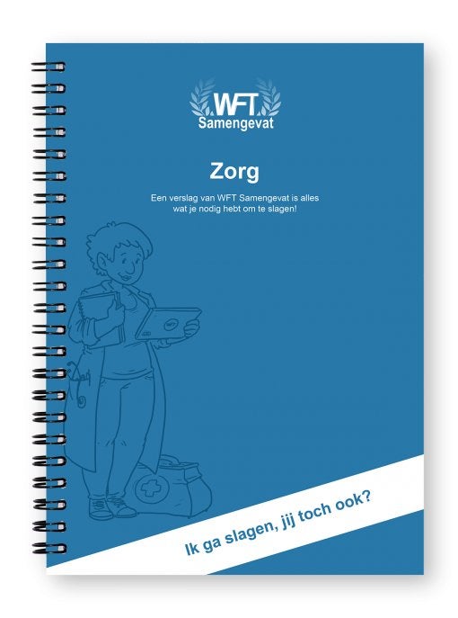 WFT Zorg | Lesboek + oefenvragen, Verzenden, Beta, Nieuw, MBO