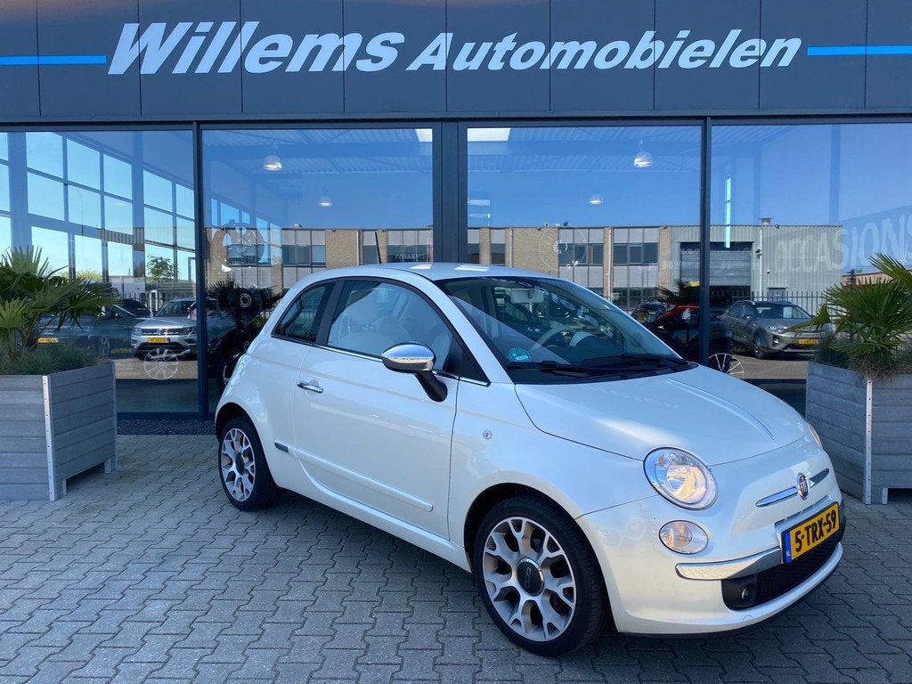 Fiat 500 0.9 TwinAir Turbo Easy Airco, 15'' LM & Navigatie, Auto's, Voorwielaandrijving, Gebruikt, Met garantie (alle), Origineel Nederlands