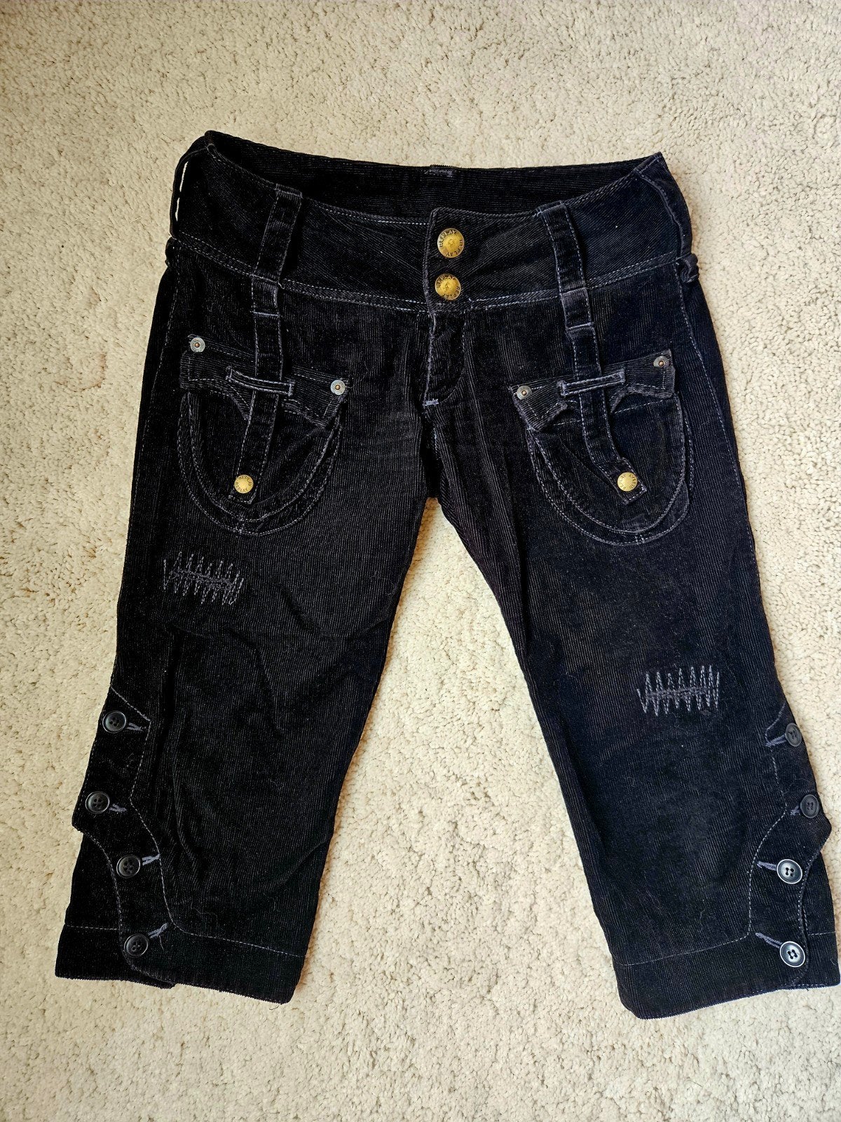 Originele Replay ribfluwelen capri broek, Ophalen of Verzenden, Zo goed als nieuw