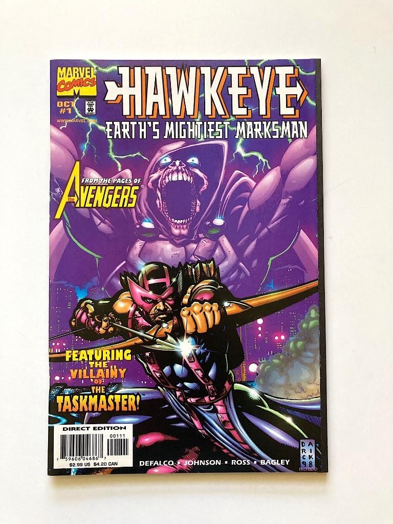 Hawkeye: Earth's Mightiest Marksman (Marvel Comics 1998), Boeken, Strips | Comics, Amerika, Tom DeFalco, Nieuw, Ophalen