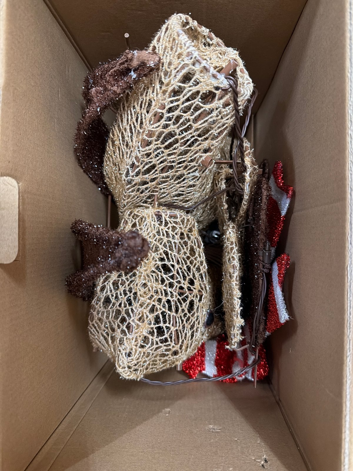 Lights4fun Moose Christmas Figure – Kerstdecoratie, Nieuw, Ophalen of Verzenden, Nvt, Nvt