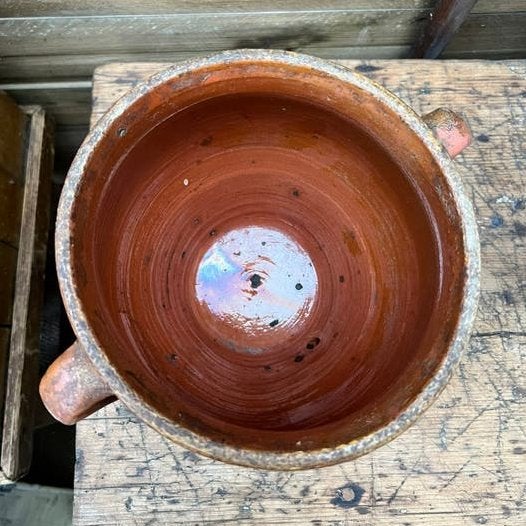 Olijfoliepot, azijnpot  Franse confitpot met aftapgat, Ophalen