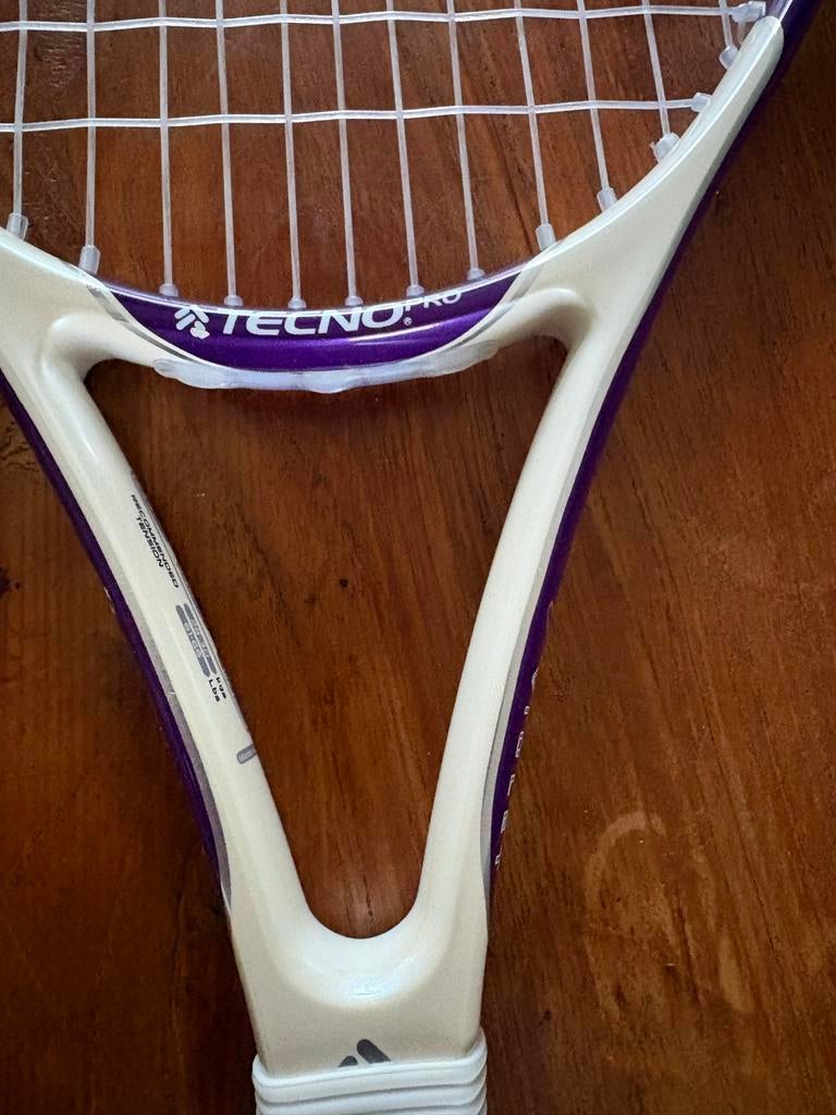 Tecno Pro tennisracket, opnieuw bespannen, Sport en Fitness, Tennis, Ophalen, Gebruikt, Racket, Overige merken