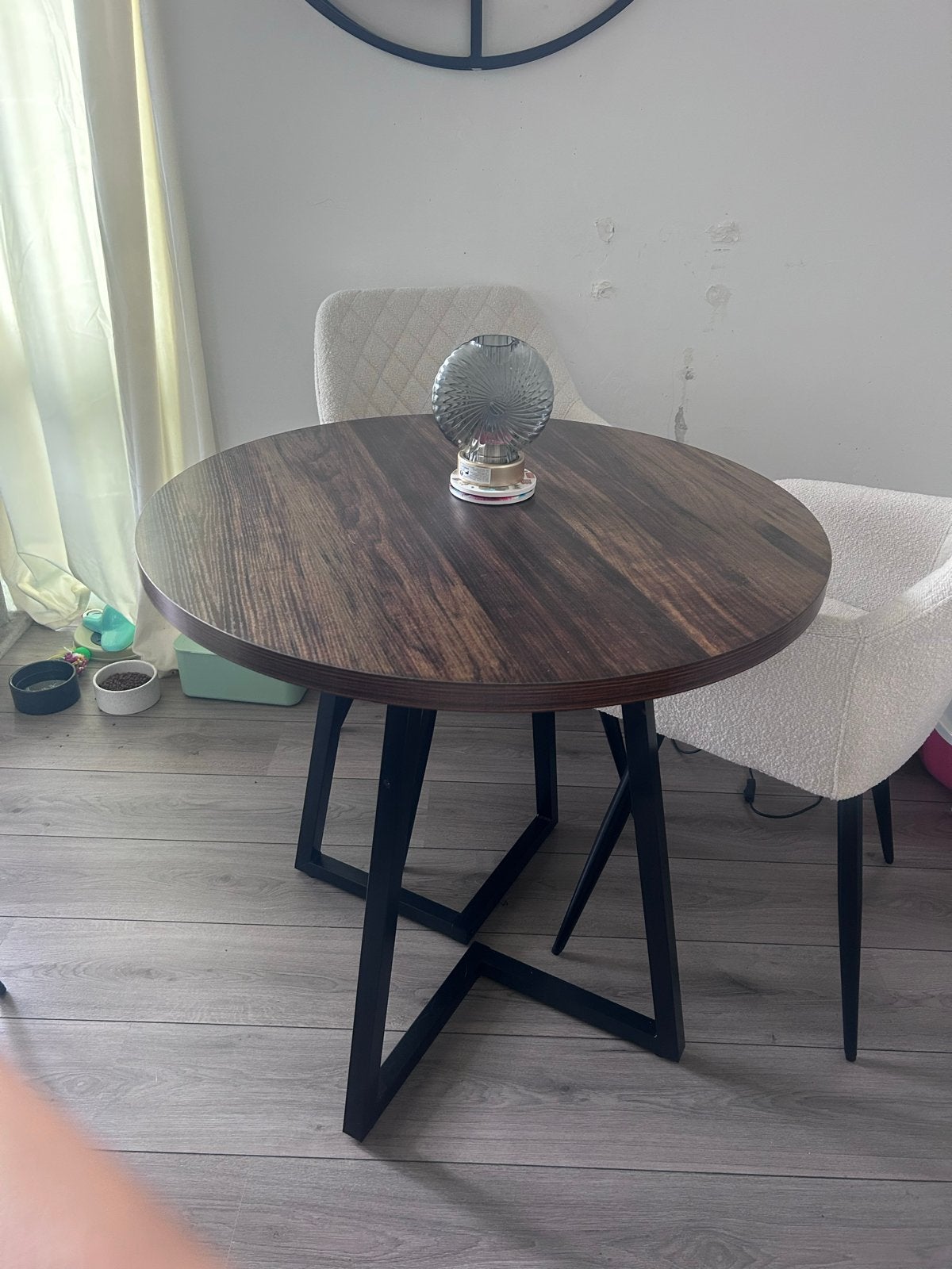 Nieuwe ronde eettafel., Ophalen, 50 tot 100 cm, Rond, Nieuw