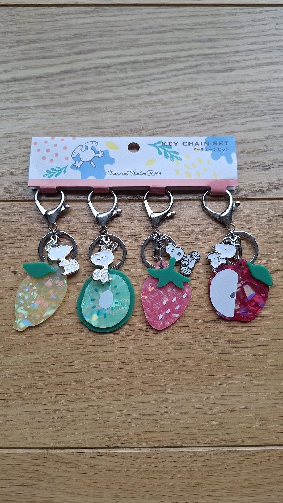 4x Snoopy sleutelhangers, Ophalen of Verzenden, Nieuw, Knuffel of Figuurtje